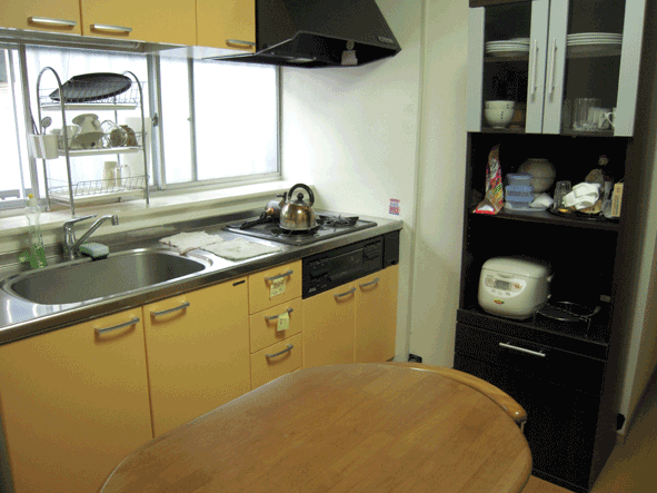 1F キッチン周り